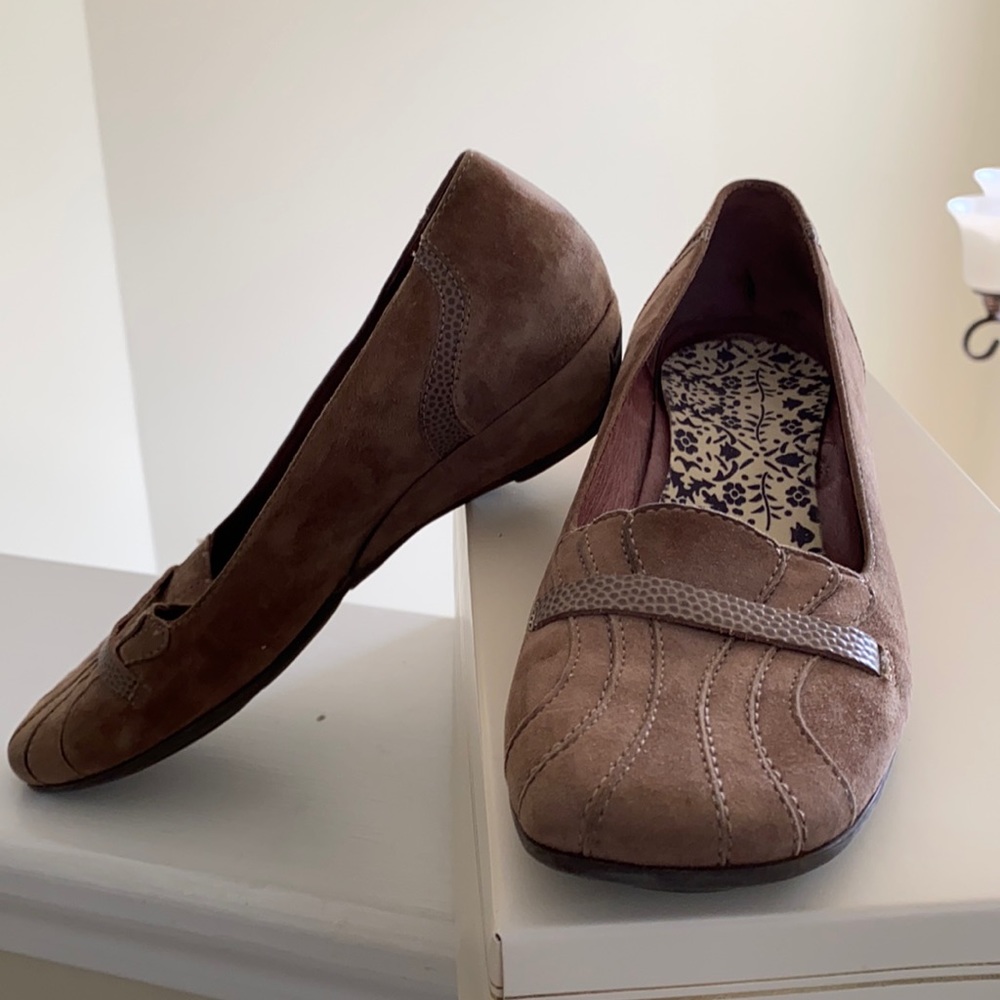 Clarks.  Wedge Heel Shoes
